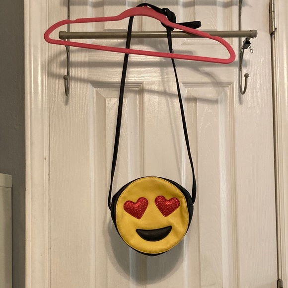 Heart Eyes Emoji Crossbody Bag - Picture 1 of 5